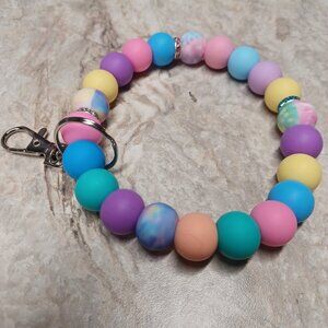 Large Colorful Keychain Ring